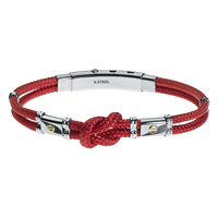 Bracelet Rosso Amante Homme in Acier UBR121RO